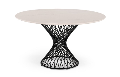 Picture of Modrest Joyce Modern Round White Cultured Marble Dining Table