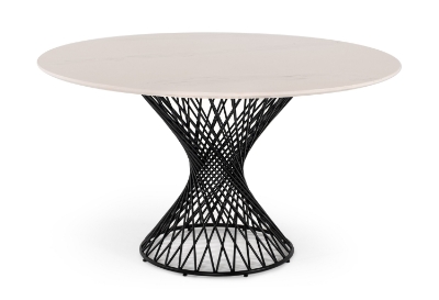 Picture of Modrest Joyce Modern Round White Cultured Marble Dining Table