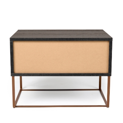 Picture of Nova Domus Benzon Italian Modern Dark Rovere Nightstand