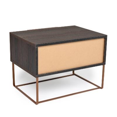 Picture of Nova Domus Benzon Italian Modern Dark Rovere Nightstand