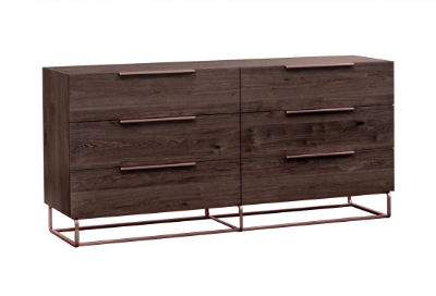 Picture of Nova Domus Benzon Italian Modern Dark Rovere Dresser