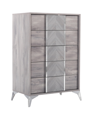 Picture of Nova Domus Alexa Italian Modern Grey Chest