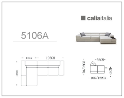 Picture of Divani Casa Pella Mini - Modern Black Leather Left Facing Sectional Sofa