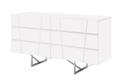 Picture of Modrest Chrysler Modern White Dresser