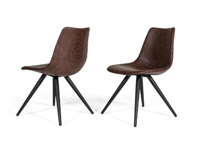 Picture of Modrest Condor - Modern Brown Dining Chair (Set of 2)