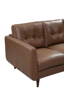 Picture of Divani Casa Lyman - Modern Brown Sofa 