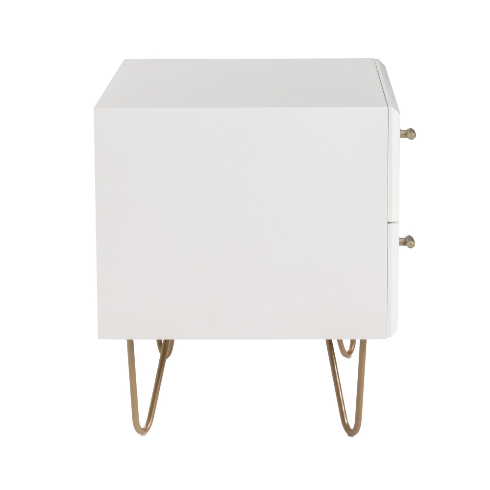 Picture of Modrest Bryan - Modern White Nightstand