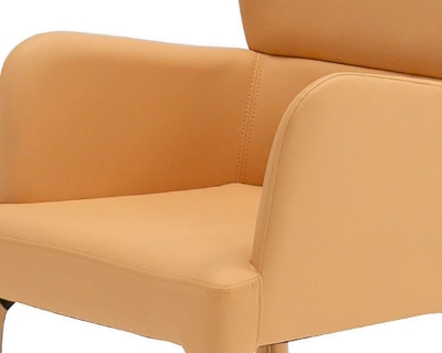 Picture of Modrest Ogden - Modern Peach & Rosegold Dining Armchair