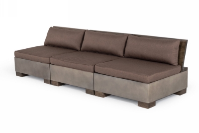 Picture of Modrest Delaware - Modern Concrete Modular Sectional Sofa Set with Square Coffee Table