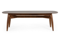 Picture of Modrest Ackley - Modern Walnut Rectangular Dining Table