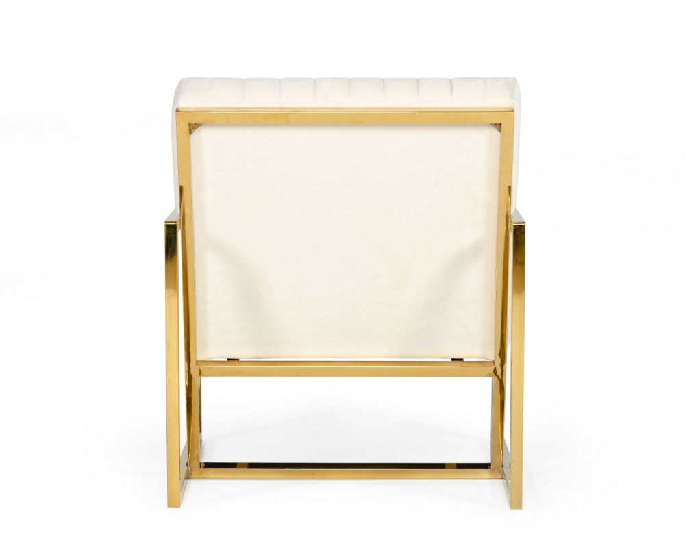 Picture of Divani Casa Baylor - Modern Off-White Accent Chair