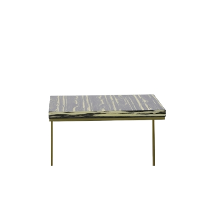 Picture of Modrest Greely - Glam Black and Gold Marble End Table