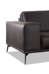 Picture of Accenti Italia Darwin - Italian Modern Dark Brown Leather Sofa