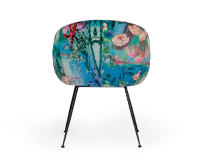 Picture of Modrest Roxann - Contemporary Floral Velvet Dining Chair