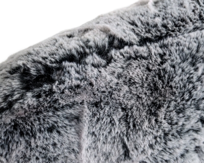 Picture of Modrest Findon - Glam Grey Faux Fur Accent Chair