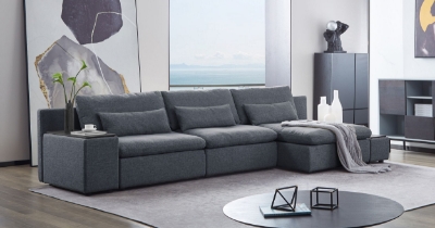 Picture of Divani Casa Paseo - Modern Grey Modular Sectional Sofa