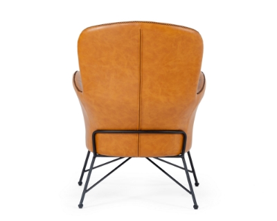 Picture of Modrest Kirk - Modern Brown Eco-Leather Accent Chair 