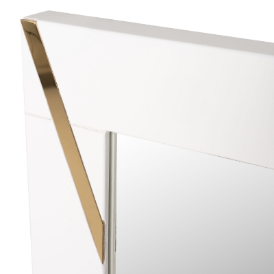 Picture of Modrest Nixa - Modern White & Gold Mirror