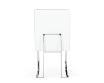 Picture of Modrest Fowler - Modern White Leatherette Dining Chair Set of 2