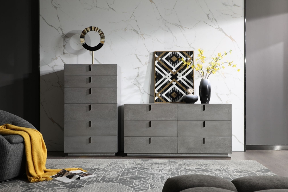 Picture of Modrest Buckley - Modern Grey Crackle Chest