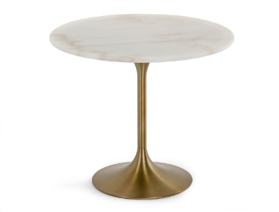 Picture of Modrest Collins - Glam White Marble & Gold Dining Table