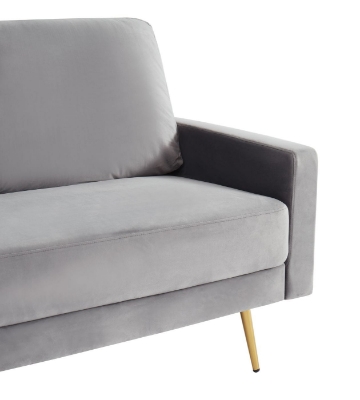 Picture of Divani Casa Huffine - Modern Grey Fabric Sofa