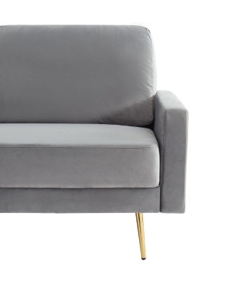 Picture of Divani Casa Huffine - Modern Grey Fabric Sofa