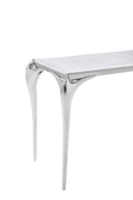 Picture of Modrest Vince - Faux Marble & Stainless Steel Console Table