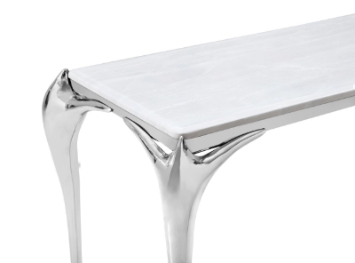 Picture of Modrest Vince - Faux Marble & Stainless Steel Console Table