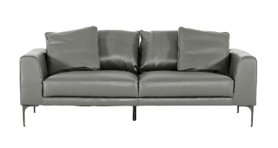 Picture of Divani Casa Jacoba - Modern Dark Grey Leather Sofa