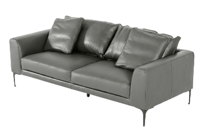 Picture of Divani Casa Jacoba - Modern Dark Grey Leather Sofa