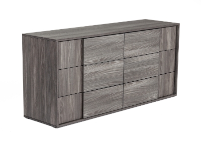 Picture of Nova Domus Asus - Italian Modern Elm Grey Bedroom Set