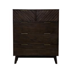 Picture of Modrest Daisy Mid-Century Dark Acacia Chest