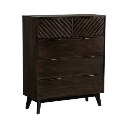 Picture of Modrest Daisy Mid-Century Dark Acacia Chest