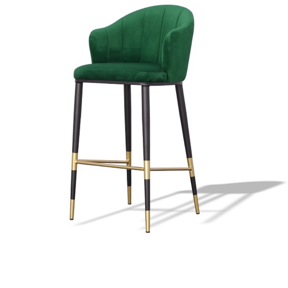 Picture of Modrest Adak - Modern Glam Green with Black & Gold Barstool