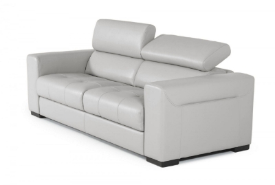 Picture of Lamod Italia Icon - Modern Italian Grey Leather Sofa Bed