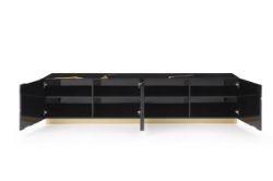 Picture of Modrest Aspen - Modern Black & Gold TV Stand