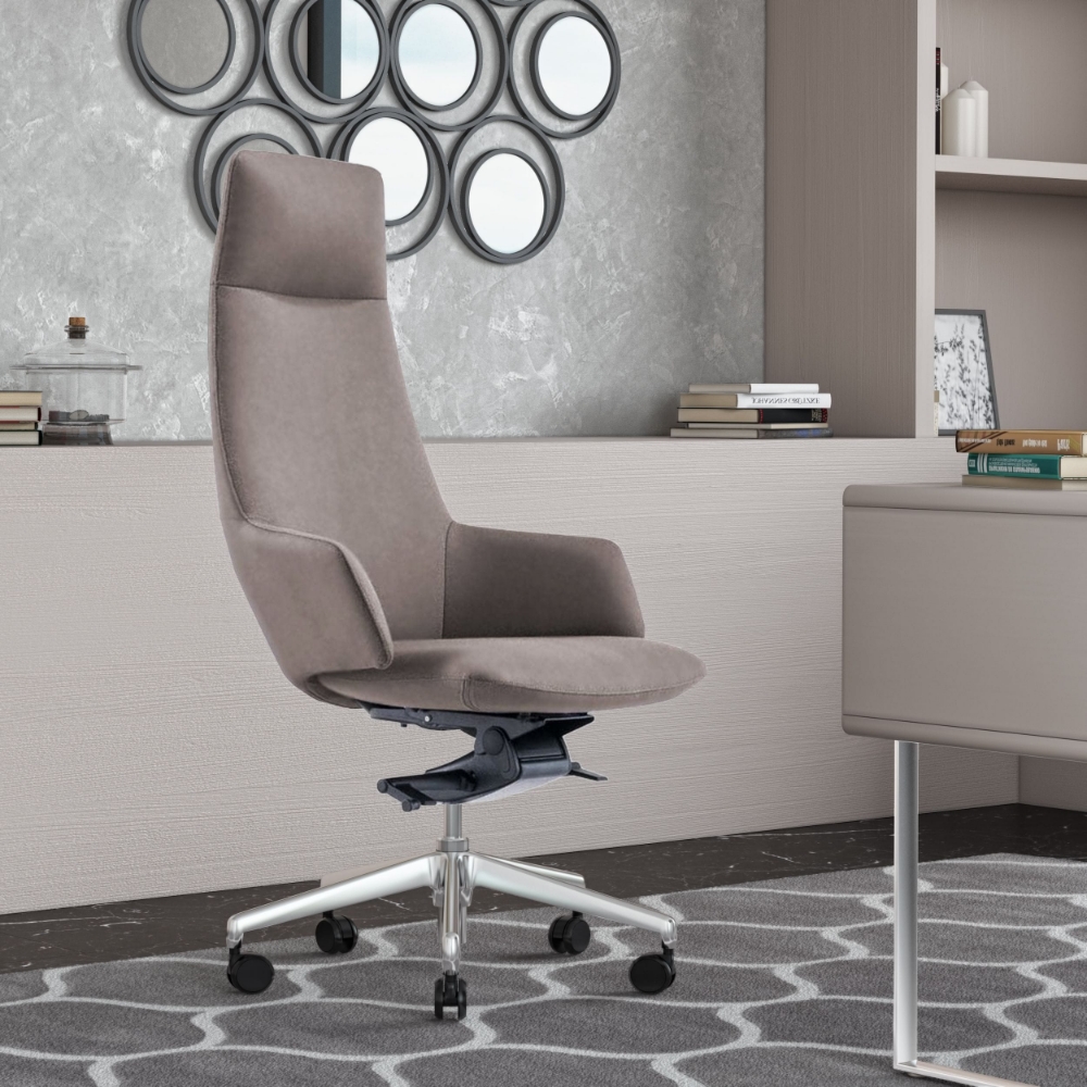 Picture of Modrest Gates - Modern Grey High Back Executive Office Chair