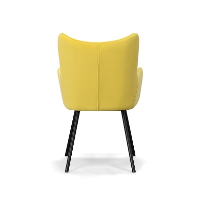 Picture of Modrest Barrett - Modern Yellow Velvet Dining Chair