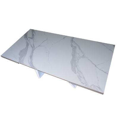 Picture of Modrest Fritz - Modern White Extendable Ceramic Dining Table