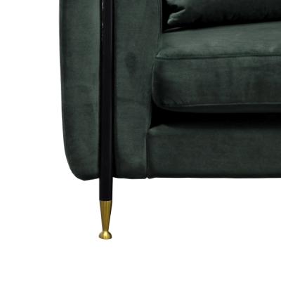 Picture of Divani Casa Oswego - Modern Dark Green Jade Sofa