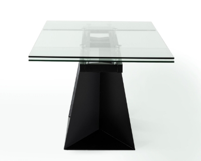 Picture of Modrest Bronwin - Modern Black Glass Extendable Dining Table