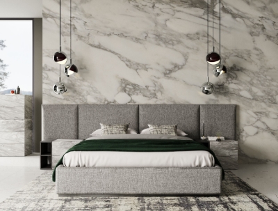 Picture of Nova Domus Maranello - Modern Grey Bed Set