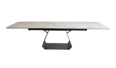 Picture of Modrest Howell - Modern White Ceramic Extendable Dining Table