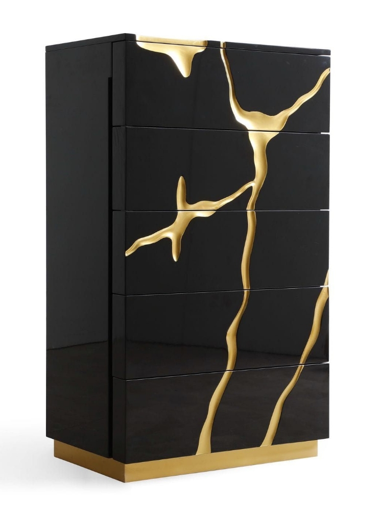 Picture of Modrest Aspen - Modern Black and Gold Chest