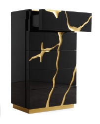 Picture of Modrest Aspen - Modern Black and Gold Chest