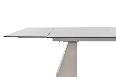 Picture of Modrest Latrobe - Modern White Ceramic Quartz 118" Extendable Dining Table