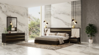 Picture of Nova Domus Velondra - Modern Eucalypto + Marble Bedroom Set