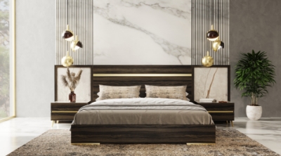 Picture of Nova Domus Velondra - Modern Eucalypto + Marble Bedroom Set