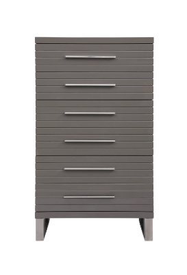 Picture of Modrest Splendor - Grey High Gloss Slatted Chest